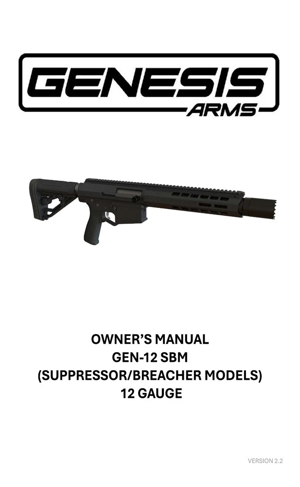 GEN-12 SBM 2.0 Manual