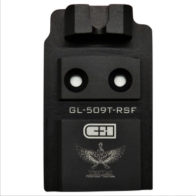 C&H Precision 509T Glock MOS Plate (Rear Sight Forward) (V4 STEEL)