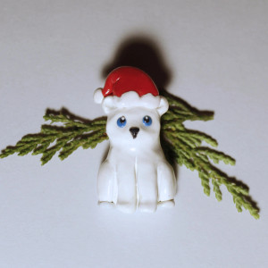 Polar bear Pin