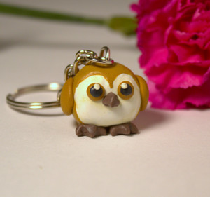 Baby Owl keychain