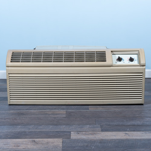 9K BTU Reworked Standard Amana PTAC Unit with Resistive Electric Heat Only - 208/230V, 30 Amp, Knob Adjustments, NEMA 6-30