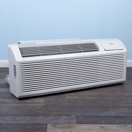 12K BTU Reworked Standard Midea PTAC Unit with Electric Heat - 208/230V, 20 Amp, Digital Adjustments, NEMA 6-20