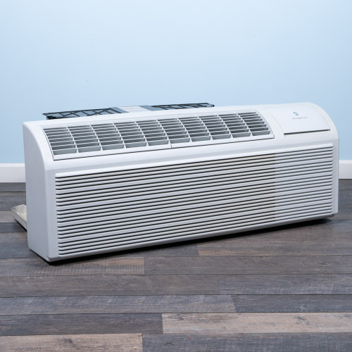 12K BTU Reworked Standard Friedrich PTAC Unit with a Heat Pump - 265/277V, 20 Amp, Digital Adjustments, NEMA 7-20