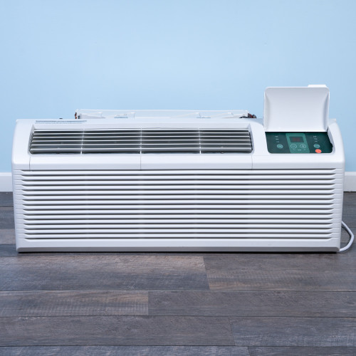 12k BTU Reworked Platinum-rated Midea PTAC Unit with Heat Pump - 208/230V, 20A, NEMA 6-20