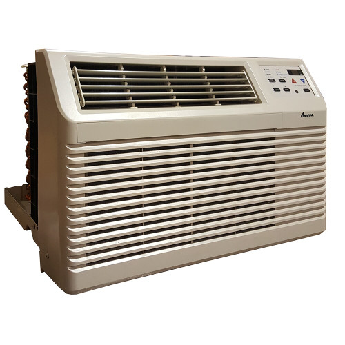 9K BTU Reworked Gold-Rated TTW Air Conditioner with Electric Heat - 208/230V, 20 Amp, Digital Adjustments, NEMA 6-20