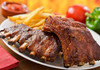 Plate of Succulent Ribs by Spices on the Web