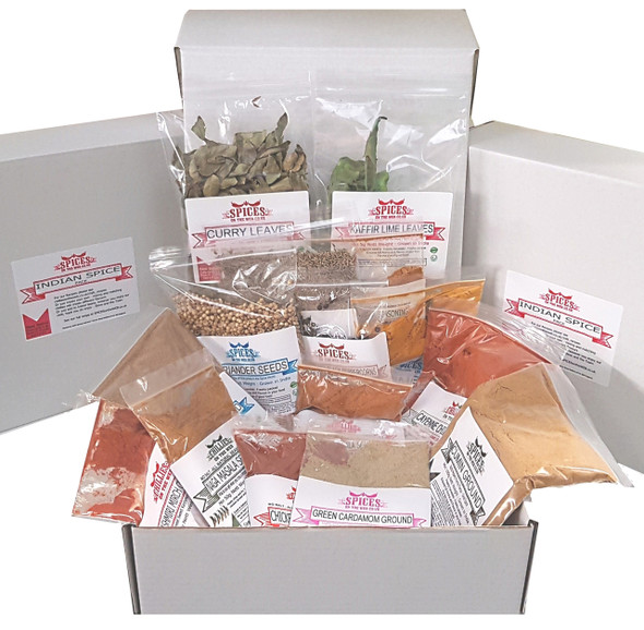 Indian Spice Box Display Image by Spices on the Web