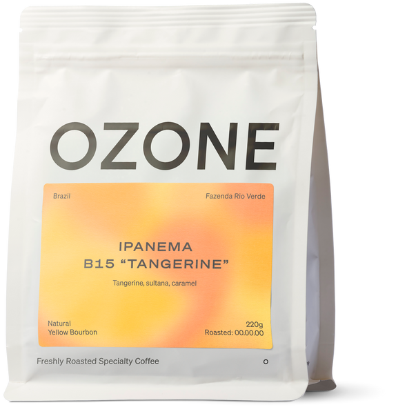  Brazil: GRAN PERFETTO IPANEMA B15 TANGERINE, YELLOW BOURBON, Natural Coffee 