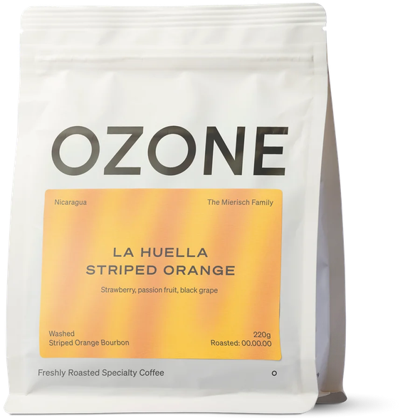 Nicaragua La Huella Orange, Striped Bourbon, Washed Coffee by Ozone Coffee