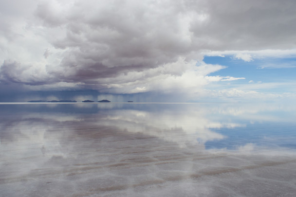 Sel Miroir in Bolivia - The Salt lake is at the bottom ;)