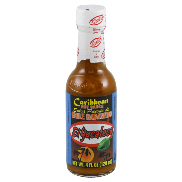 Caribbean Habanero Sauce 120ml by El Yucateco image by CHILLIESontheWEB