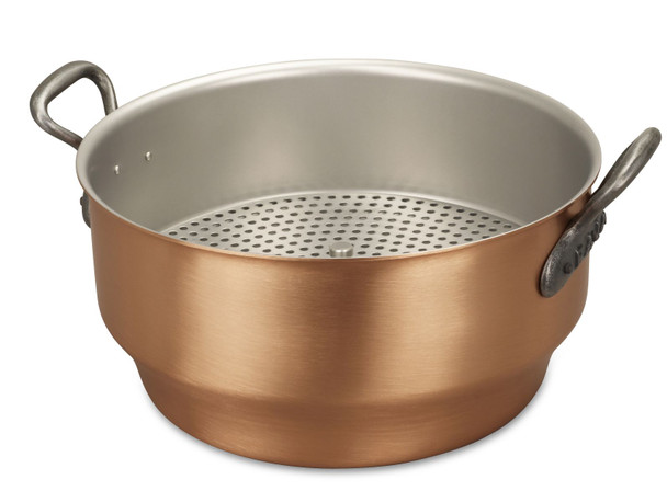 Copper Steamer with steamer insert 28cm Image by Falk Culinair