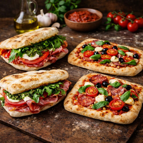 Pinsa Romana Ambient Sourdough Base – Mini 20x15cm 130g x 4