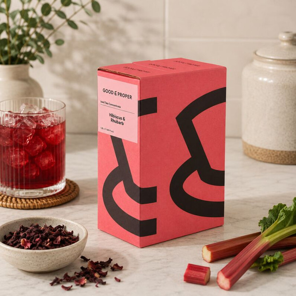 Hibiscus & Rhubarb Tea Concentrate 1.8L
