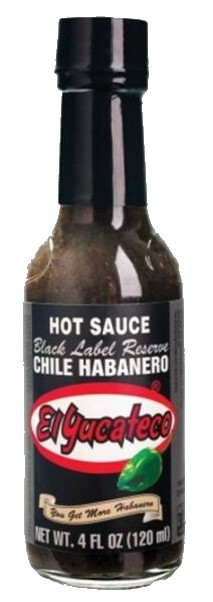 Habanero Black Reserve Sauce 120ml by El Yucateco