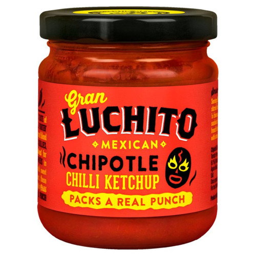 Chipotle and Pasilla Chilli Ketchup 210g by Gran Luchito