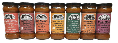 7 x Cooking Sauces - 1 for every day of the week 350ml each