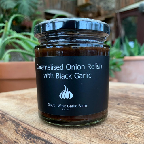 Caramelised Onion Relish With Black Garlic 200g