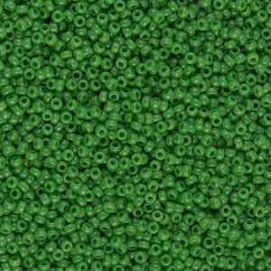 15/0 Japanese Round Green Glass Seed Beads 28 Grams 15/0 Japanese Round Green Glass Seed Beads 28 Grams
