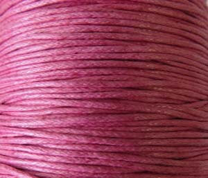 2 meters Genuine Fuchsia waxed Cotton Cord 1.mm 2 meters Genuine Fuchsia waxed Cotton Cord 1.mm