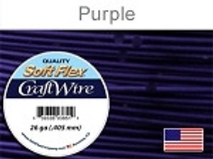 30 yds 26 ga purple Soft Flex craft wire 30 yds 26 ga purple Soft Flex craft wire