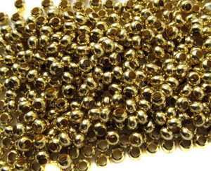 6/0 Fine Brass Metal Seed beads 10 Gram Bag 6/0 Fine Brass Metal Seed beads 10 Gram Bag