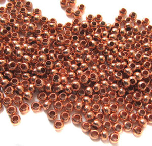 6/0 Fine Copper Metal Seed beads 10 Gram Bag 6/0 Fine Copper Metal Seed beads 10 Gram Bag