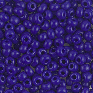 6/0 Japanese Opaque Cobalt Glass Seed Beads 28 Grams 6/0 Japanese Opaque Cobalt Glass Seed Beads 28 Grams