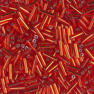6mm Bugle Japanese Metallic Bronze Glass Beads 15 Gram 6mm Bugle Japanese Metallic Bronze Glass Beads 15 Gram
