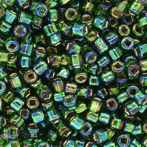 8/0 Japanese Silver lined Lime Ab Miyuki 28 Grams 8/0 Japanese Silver lined Lime Ab Miyuki 28 Grams