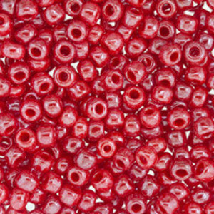 8/0 Opaque Cherry Luster Round Japanese 8/0 Opaque Cherry Luster Round Japanese