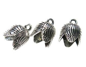 Antique Silver Plated Cone Prong Bail Antique Silver Plated Cone Prong Bail