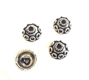 Bali Sterling Silver Fancy Bead cap Bali Sterling Silver Fancy Bead cap