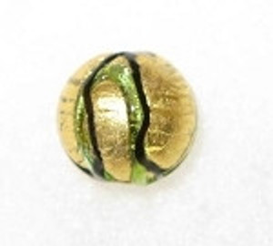 Czech Bohemian glass gold foil bead Czech Bohemian glass gold foil bead