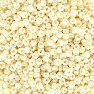 Japanese Cream Opaque Luster Glass Seed beads 28 Gram Japanese Cream Opaque Luster Glass Seed beads 28 Gram