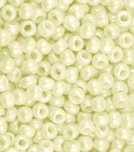 Japanese Light Ivory Luster Glass Seed Beads 8/0 Japanese Light Ivory Luster Glass Seed Beads 8/0