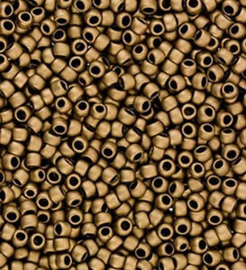 Japanese Matte Met Bronze Glass Seed Beads 6/0 Japanese Matte Met Bronze Glass Seed Beads 6/0