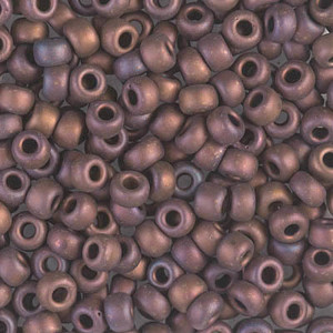 Japanese Matte metallic DK Raspberry Iris Glass Seed beads 28 Gram Japanese Matte metallic DK Raspberry Iris Glass Seed beads 28 Gram