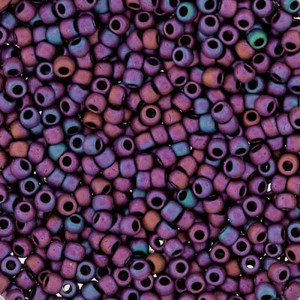 Japanese Matte Opaque  Auqa Purple Glass Seed beads 28 Gram Japanese Matte Opaque  Auqa Purple Glass Seed beads 28 Gram