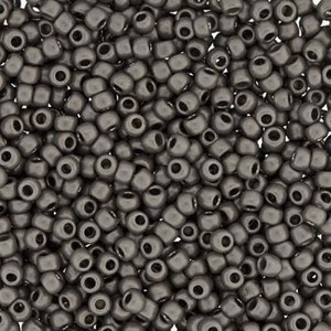 Japanese Metallic Gray Glass Seed beads 28 Gram Japanese Metallic Gray Glass Seed beads 28 Gram