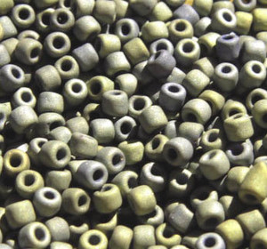 Japanese Metallic Matte LT Olive Glass Seed beads 28 Gram Japanese Metallic Matte LT Olive Glass Seed beads 28 Gram