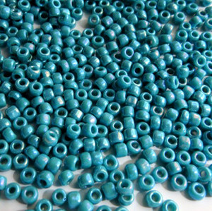 Japanese Opaque Blue Turquoise Luster AB Glass Seed beads- 28 grams Japanese Opaque Blue Turquoise Luster AB Glass Seed beads- 28 grams