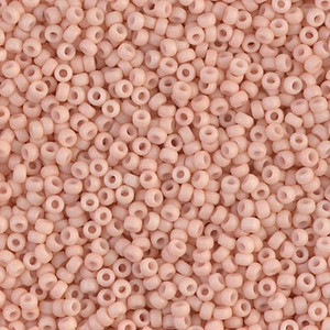 Japanese Opaque Matte Blush Glass Seed beads 28 Gram Japanese Opaque Matte Blush Glass Seed beads 28 Gram