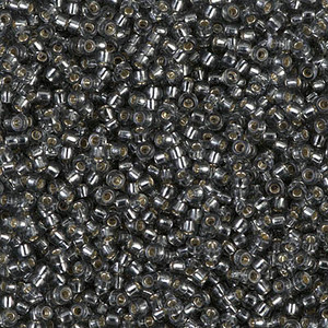 Japanese Silver Lined Gray Glass Seed beads 28 Gram Japanese Silver Lined Gray Glass Seed beads 28 Gram