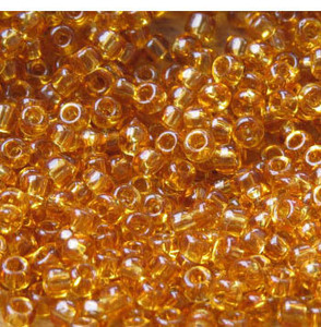 Japanese Transparent Topaz Glass Seed beads Japanese Transparent Topaz Glass Seed beads