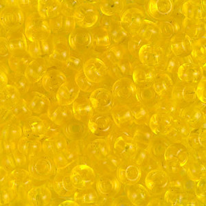 Japanese Transparent Yellow Glass Seed beads 28 Gram Japanese Transparent Yellow Glass Seed beads 28 Gram