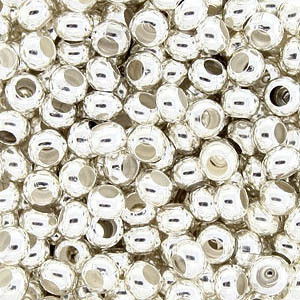 Made in USA Fine Silver Metal Seed beads 10 Gram Bag Made in USA Fine Silver Metal Seed beads 10 Gram Bag