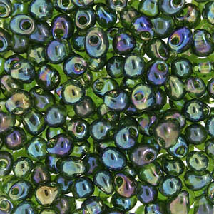 Miyuki 3.4 Mm Drop Trans Olivine AB 15 Gram Miyuki 3.4 Mm Drop Trans Olivine AB 15 Gram