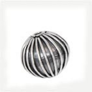 Round Bali Silver antique look bead Round Bali Silver antique look bead