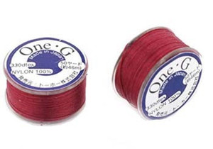 Toho One-G Thread 50 Yd Spl Burgundy Toho One-G Thread 50 Yd Spl Burgundy
